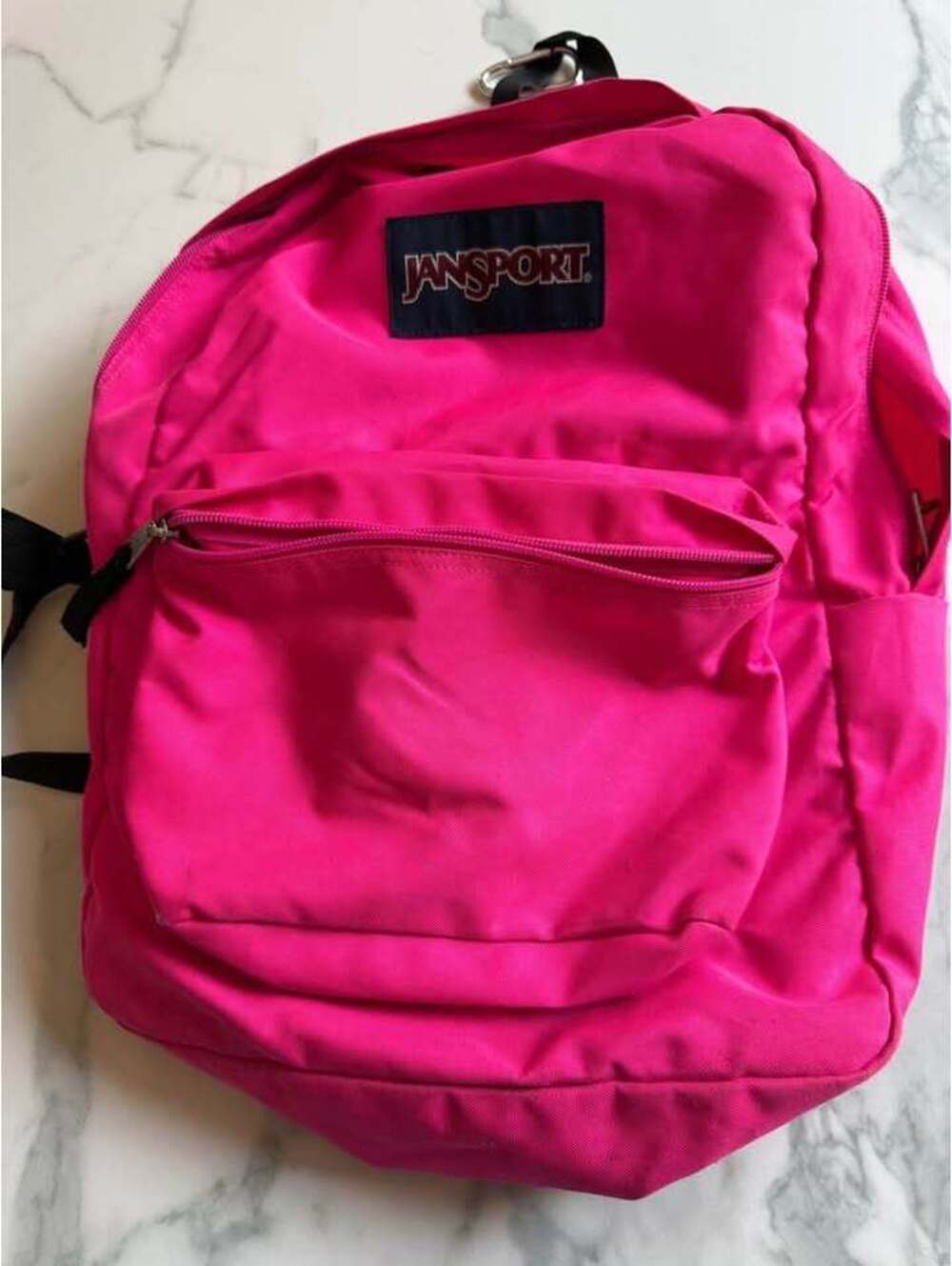 Jansport neon pink back pack